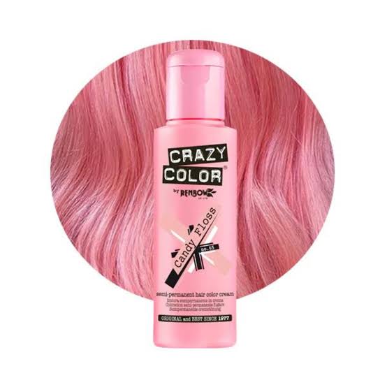 Crazy Color Semi Permanent Hair Colour -  Candy Floss100ml