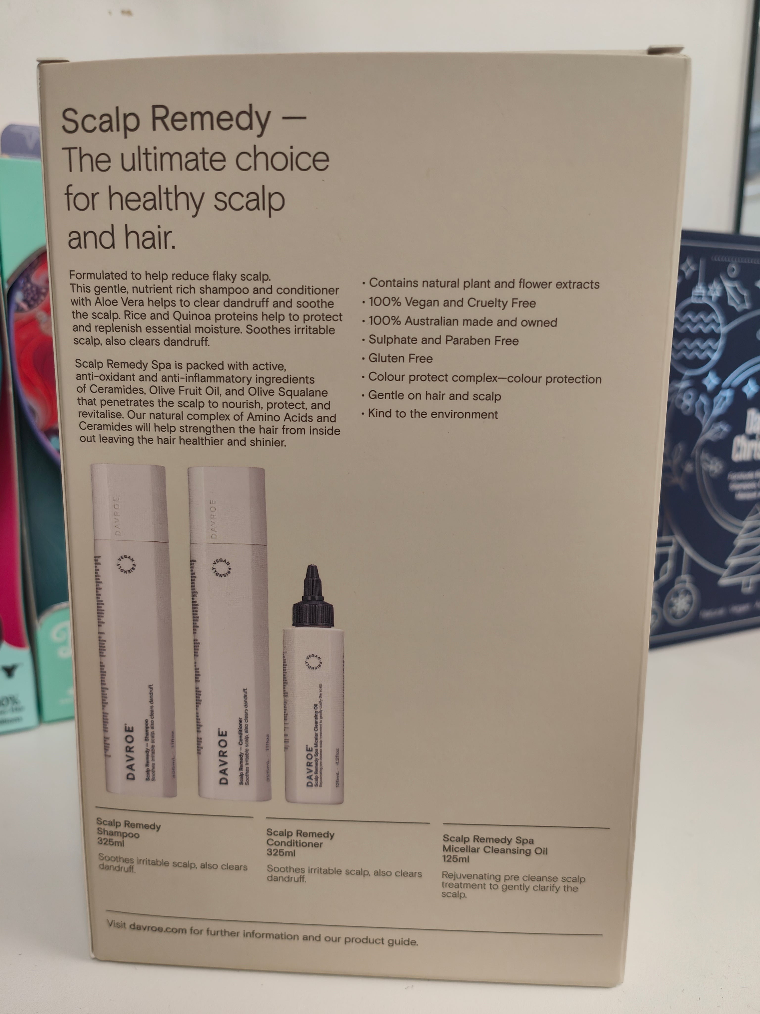 Davroe Scalp Remedy Christmas trio