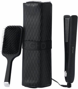 GHD gold hair straightener gift set -Black